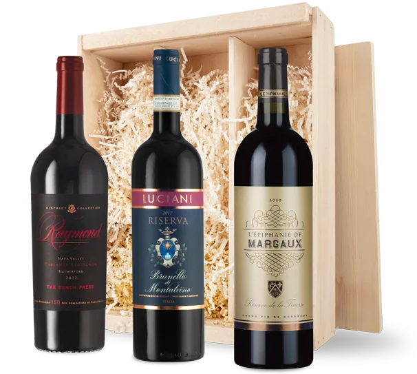 Fine & Rare Reds in Wood Gift Box 