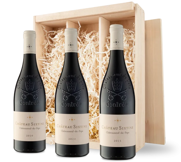 Fine Châteauneuf-du-Pape in Wood Gift Box 