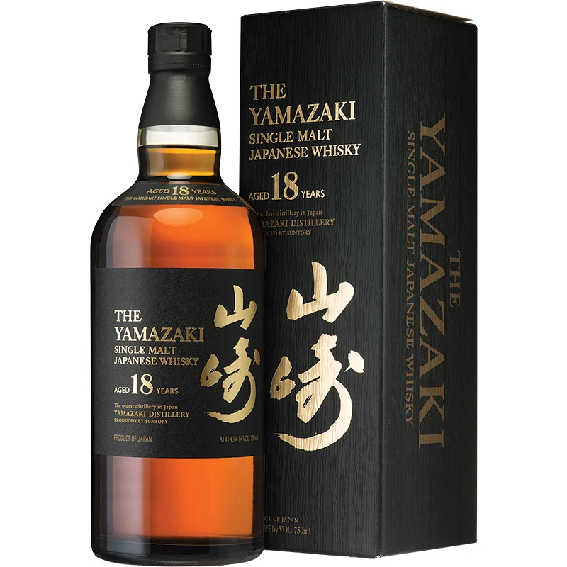 BCLIQUOR Yamazaki - 18 Year Old Single Malt Japanese Whisky