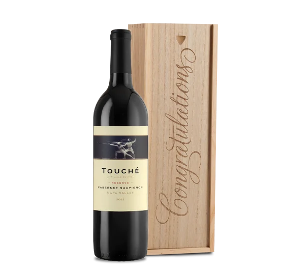 Napa Cab Reserve in 'Congratulations" Wood Box 