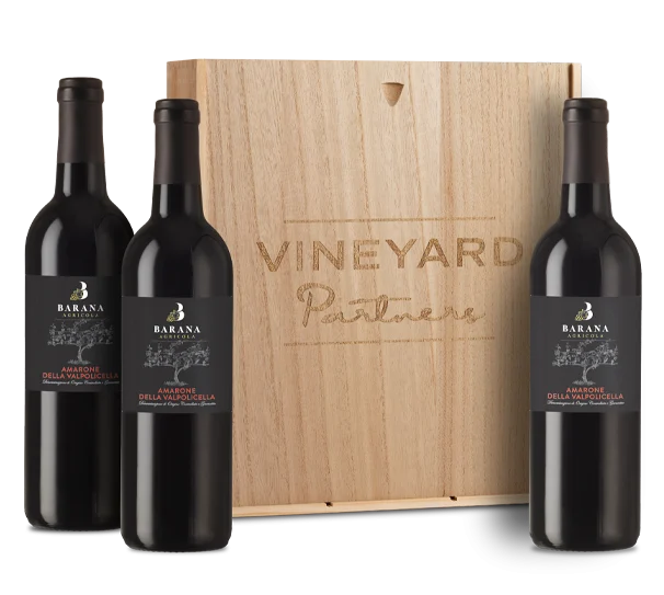 Barana Amarone Trio in Wood Gift Box 