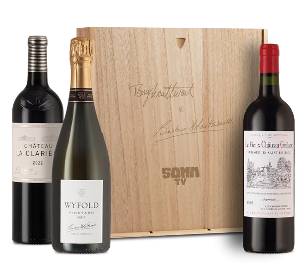 SOMM TV Tony & Barbara Laithwaite Trio in Signed Wood Box 