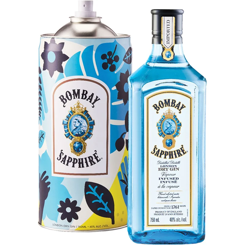 BCLIQUOR Bombay - Sapphire Spray Can Gift Tin