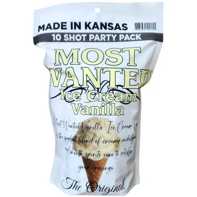 50ml Mini Most Wanted Vanilla Ice Cream Liqueur 10 Pack