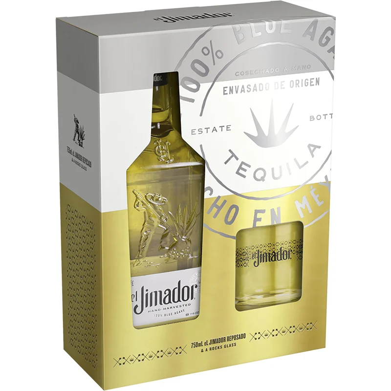 BCLIQUOR El Jimador - Reposado With Glass Gift Pack