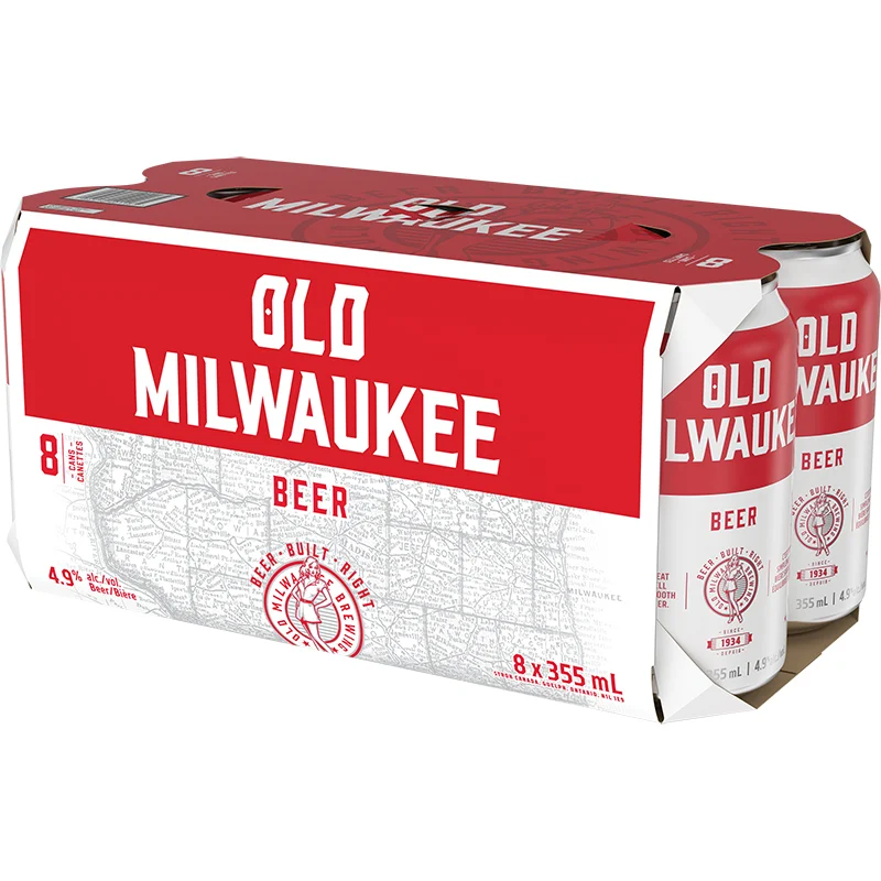 BCLIQUOR Stroh Canada - Old Milwaukee Cans