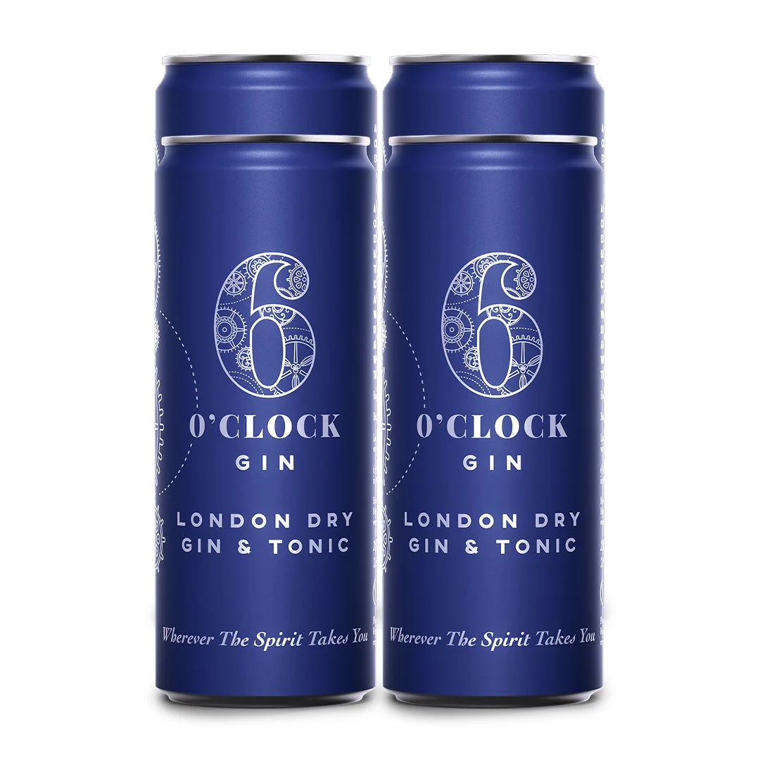 6 O'Clock Gin & Tonic 4 PK