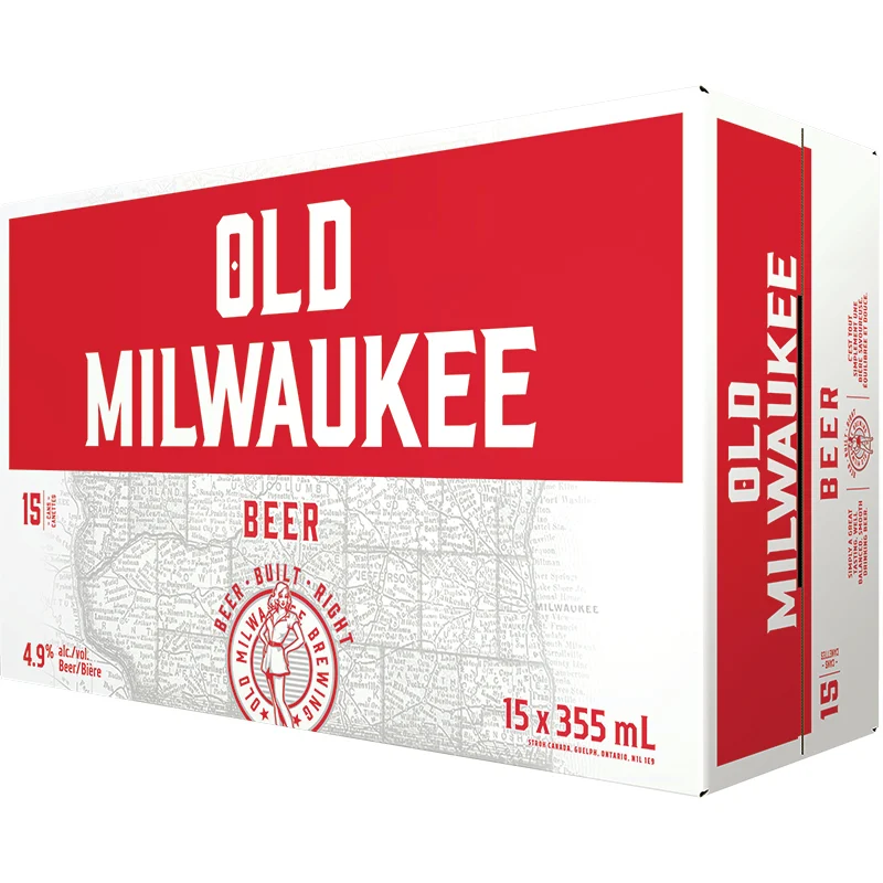 BCLIQUOR Stroh Canada - Old Milwaukee Can