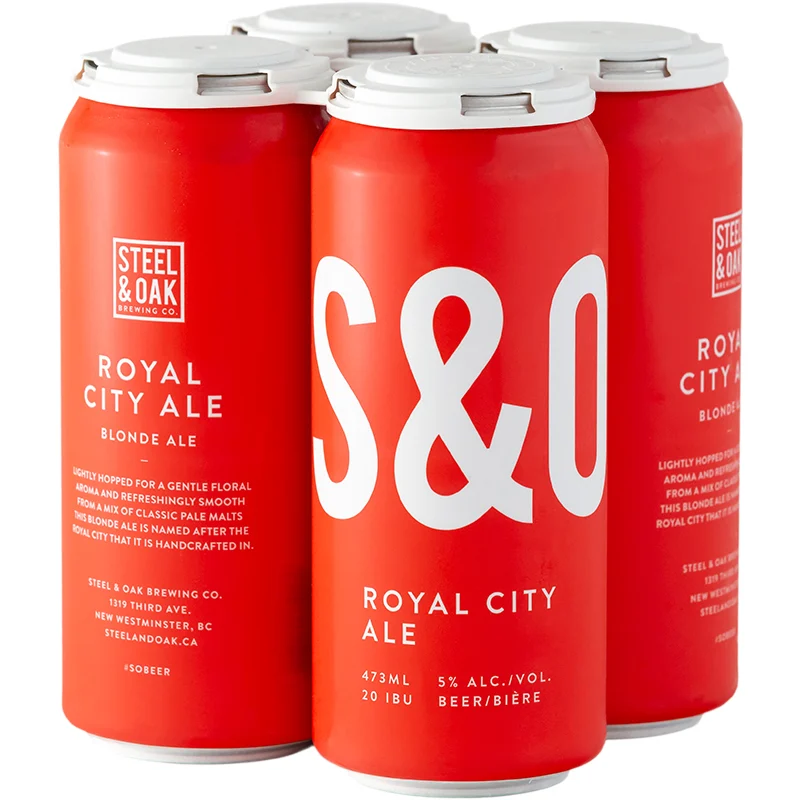 BCLIQUOR Steel & Oak - Royal City Ale Can