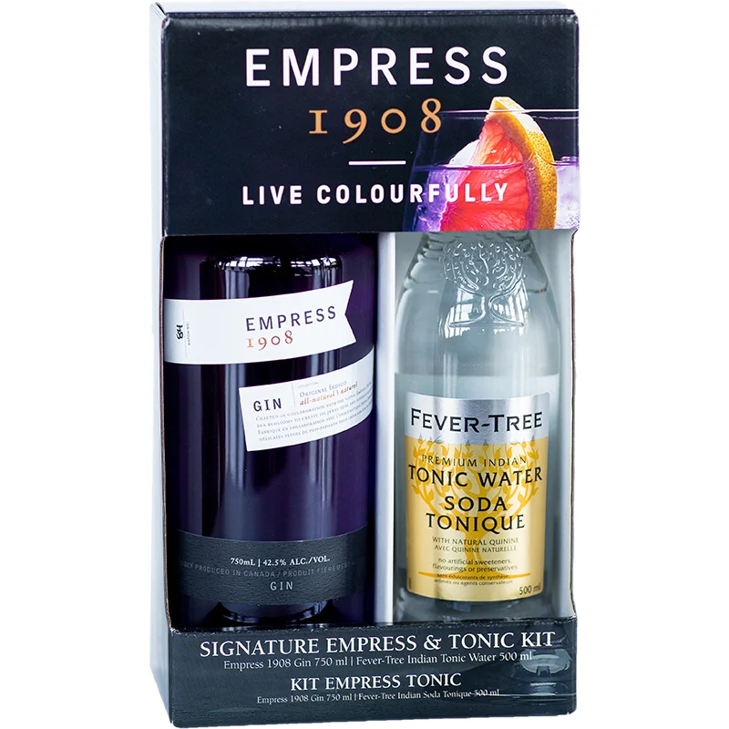 BCLIQUOR Victoria Distillers - Empress 1908 Gin And Tonic Kit