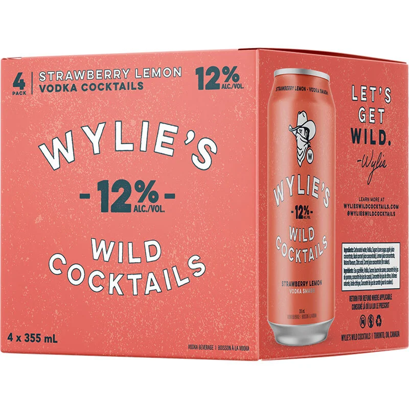 BCLIQUOR Wylie's - Strawberry Lemon Can