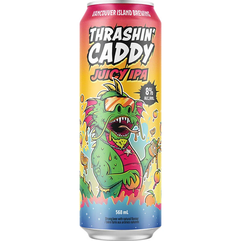 BCLIQUOR Vancouver Island - Thrashin' Caddy Juicy Ipa King Can