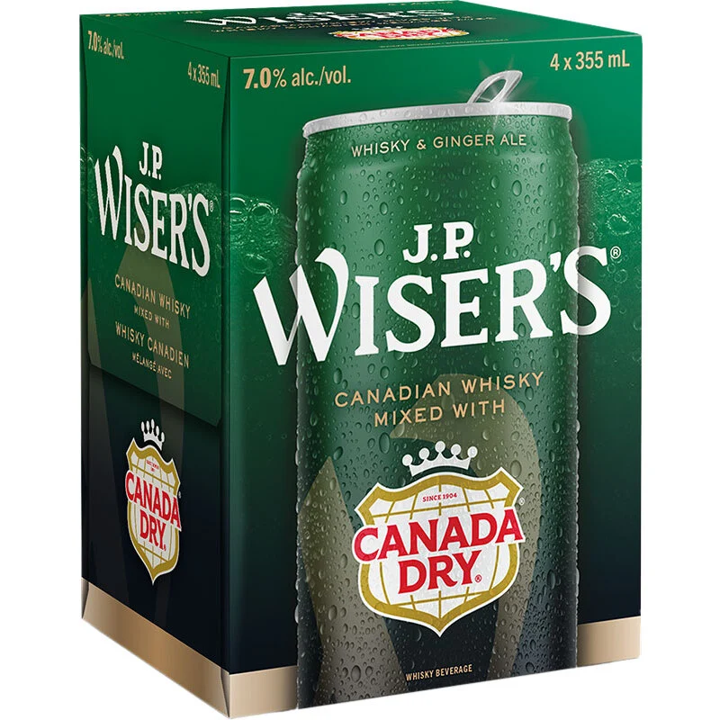 BCLIQUOR J.p. Wiser's - Canada Dry Whisky & Ginger Ale