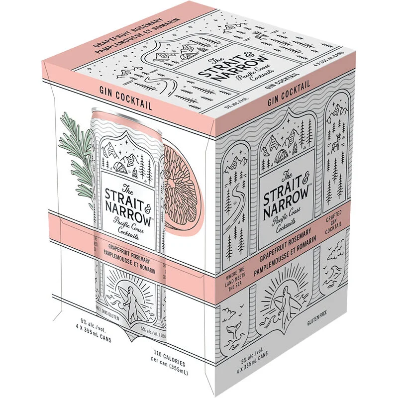 BCLIQUOR The Strait And Narrow - Grapefruit Rosemary Can