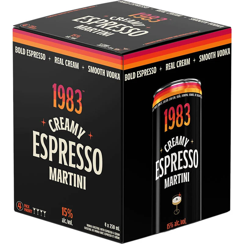 BCLIQUOR 1983 - Creamy Espresso Martini 4 Pack Can