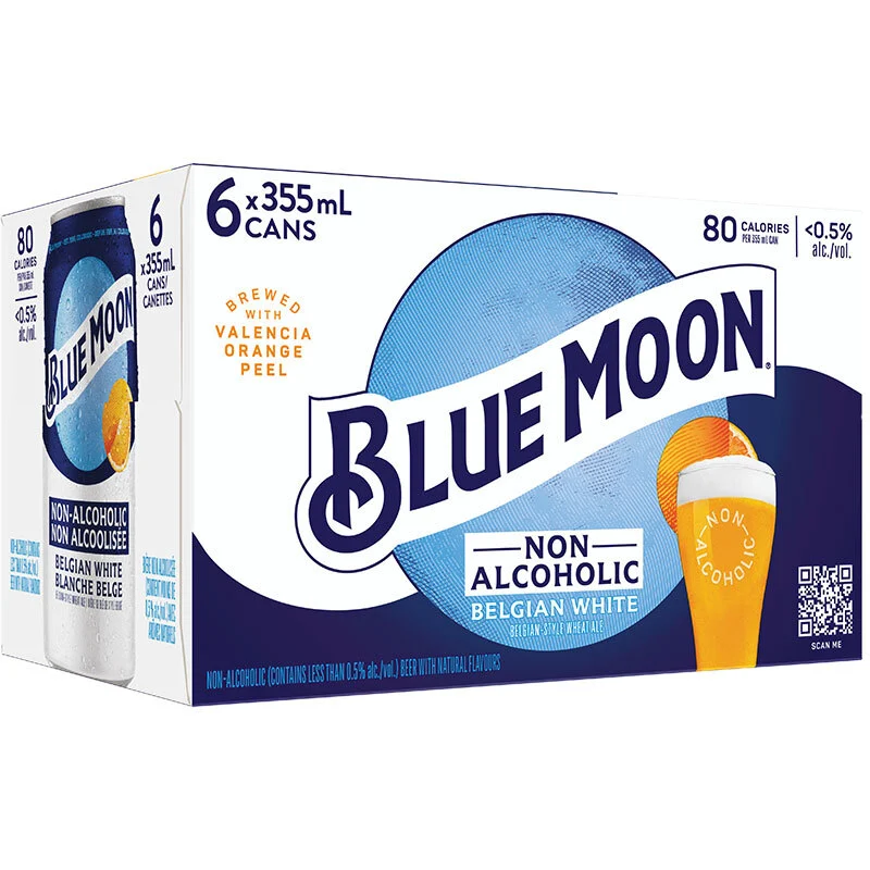 BCLIQUOR Blue Moon - Non Alc Can