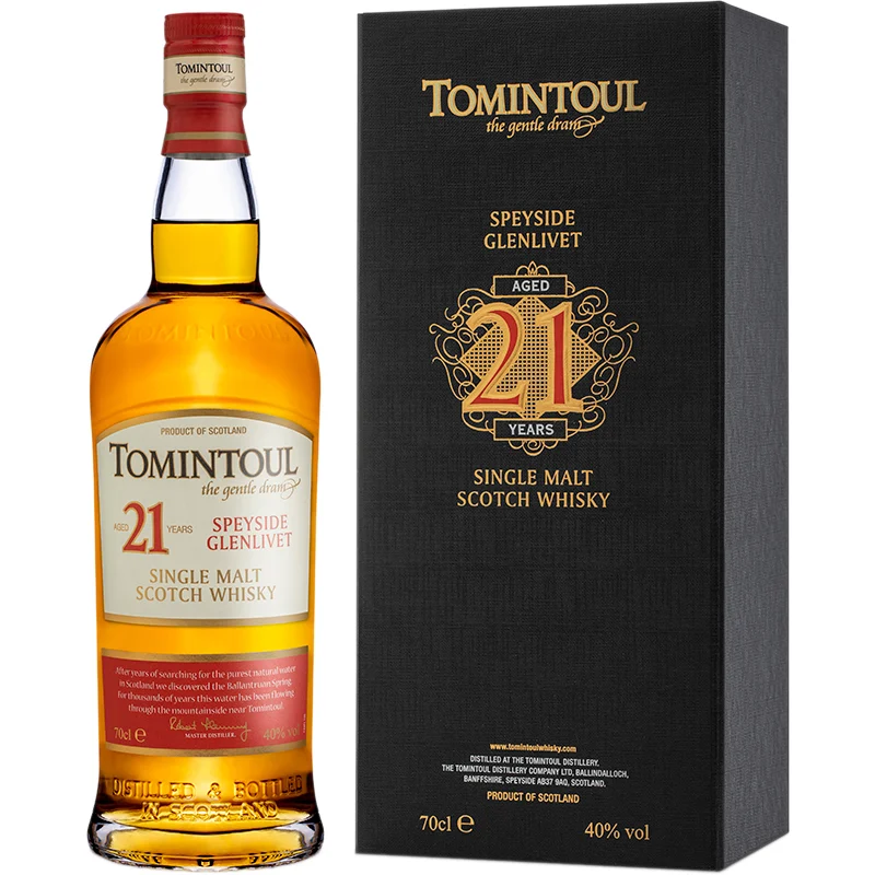 BCLIQUOR Glenlivet - Tomintoul Speyside Single Malt 21 Yo