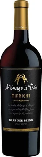 Menage a Trois California Midnight Dark Red Blend