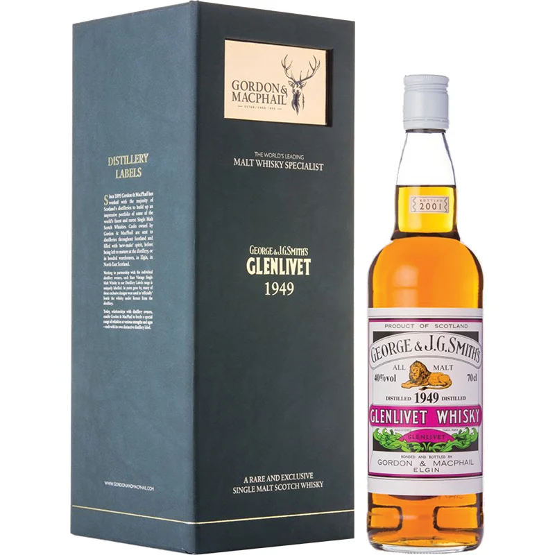 BCLIQUOR Glenlivet Rare Vintage 1949 - Gordon And Macphail