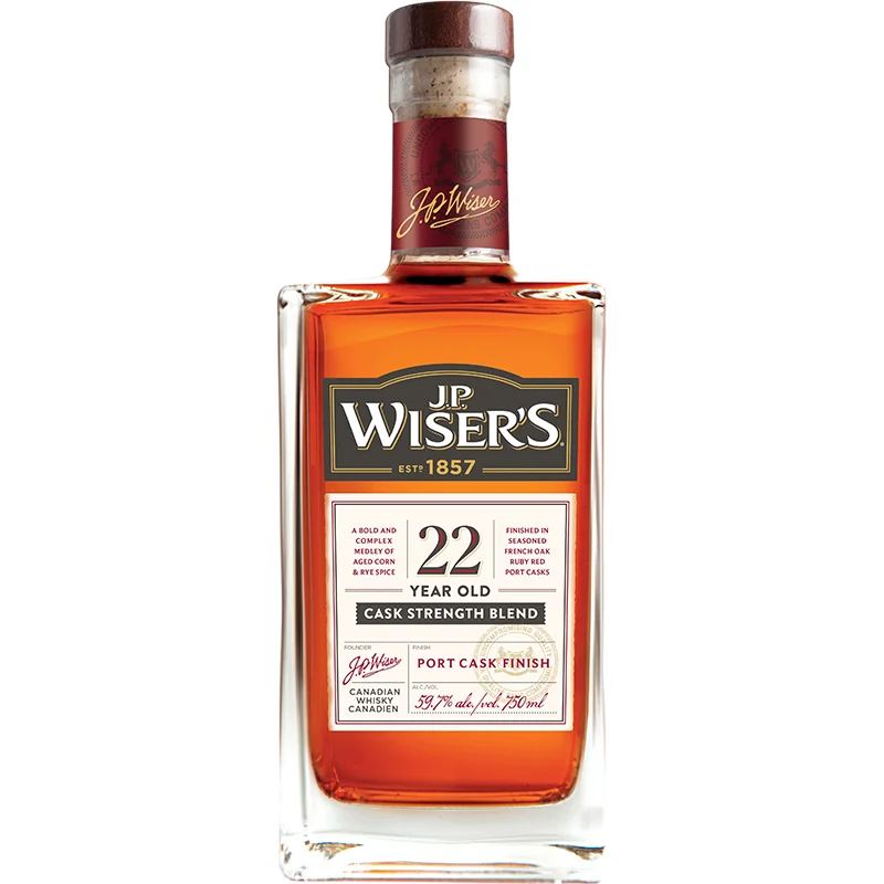 BCLIQUOR J.p. Wiser's - 22 Year Old Cask Strength Port Barrel Finish