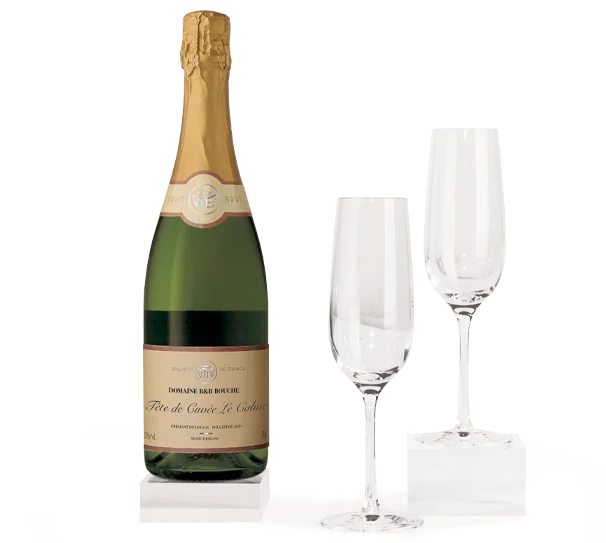 Domaine Bouché Crémant + 2 Flutes