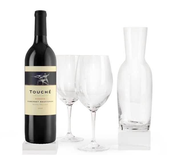 Luxury Napa Red Wine Gift Set + Decanter & Glasses