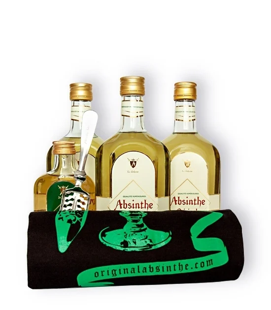 Absinthe Drink Bitter Spirit Three Bottles Special