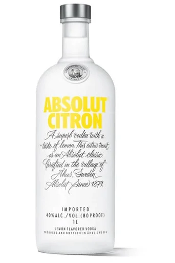Absolut Citron Vodka 1.0 L
