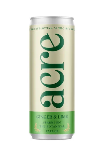 ACRE Ginger Lime 10mg THC 4pk cans