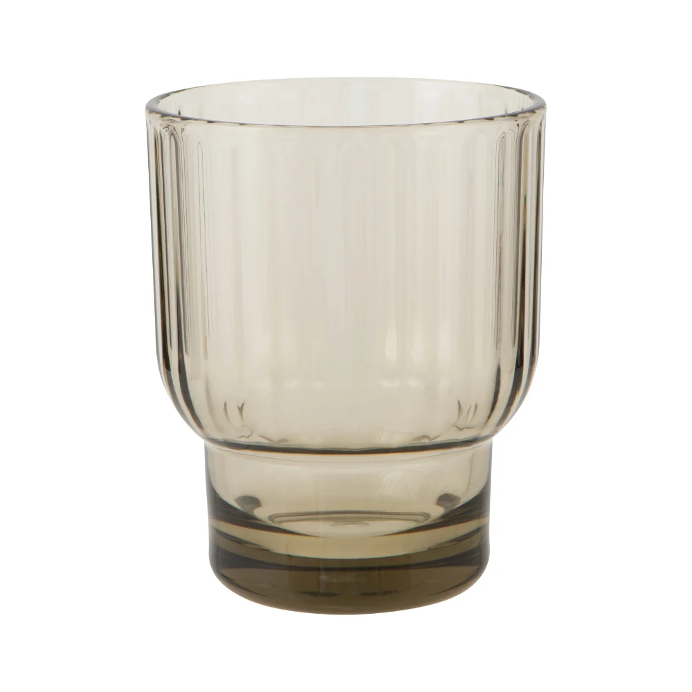 Acrylic Fluted Tumbler (Olive)