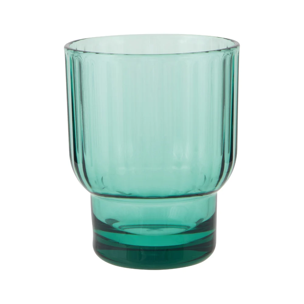 Acrylic Fluted Tumbler (Sea Glass)
