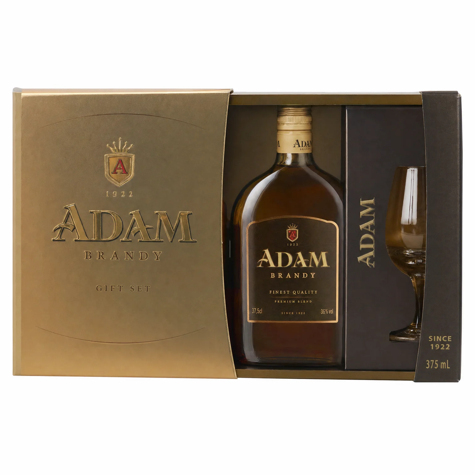 Adam Brandy Gift Set 375ml