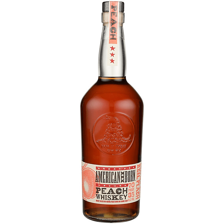 American Born Peach Flavored Whiskey 750ml