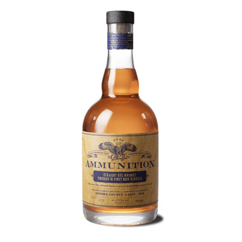Ammunition Rye Whiskey finished in Pinot Noir Barrels 750mL