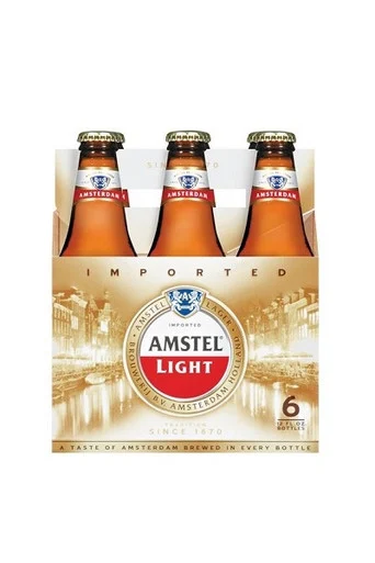 Amstel Light 6pk bottles