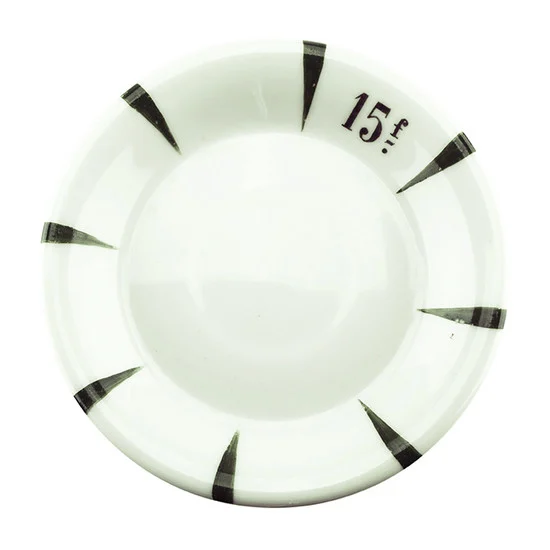 Antique Absinthe Saucer/Coaster, Green Points 15f