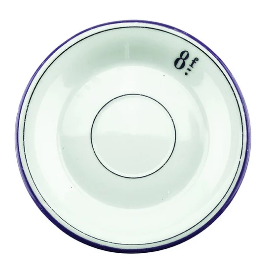 Antique Absinthe Saucer/Coaster, Purple Rim 8f 41101