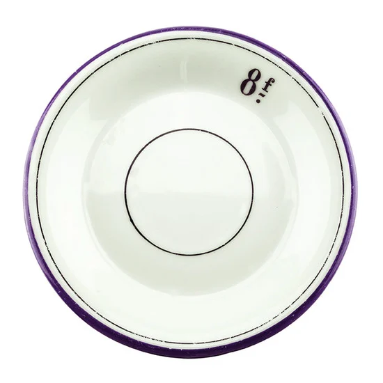 Antique Absinthe Saucer/Coaster, Purple Rim 8f 41148