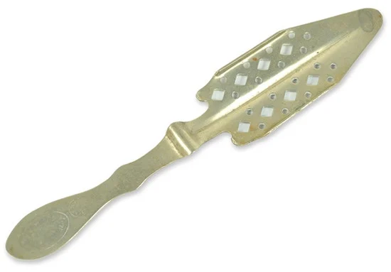 Antique Absinthe Spoon, Diamonds (Losanges #16 *) - 41448