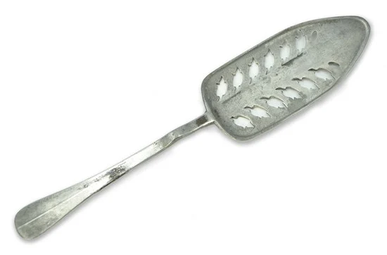 Antique Absinthe Spoon, Les Feuilles (Leaves) #1 41318