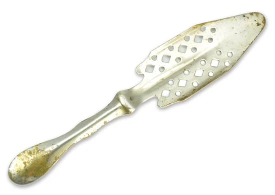 Antique Absinthe Spoon, Les Losanges (Diamonds) #19