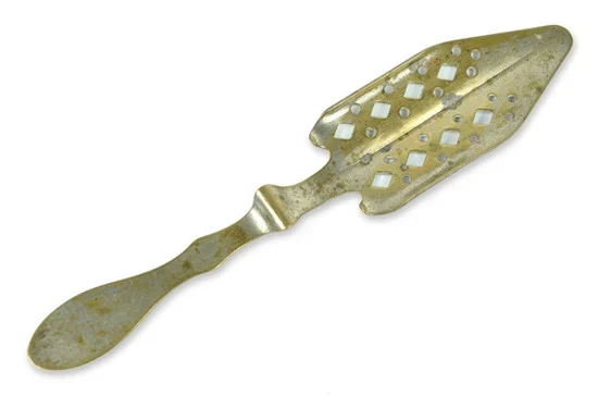 Antique Absinthe Spoon, Les Losanges (Diamonds) #4 41443
