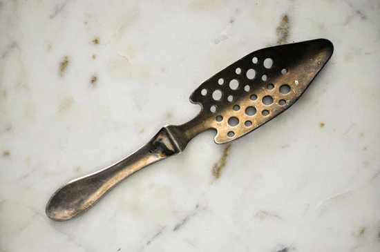 Antique Absinthe Spoon, Les Trous (Holes) #7 45565
