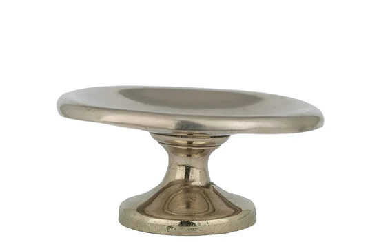 Antique Absinthe Sugar Dish, Engraved "BC" 3.35"