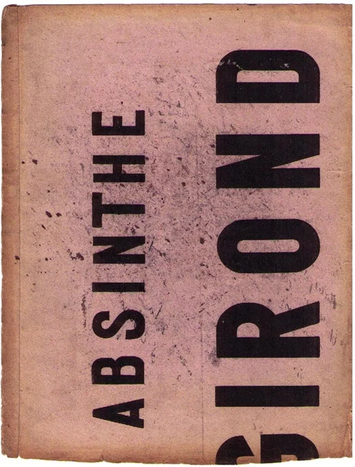 Antique Girond Buvard (ink blotter)