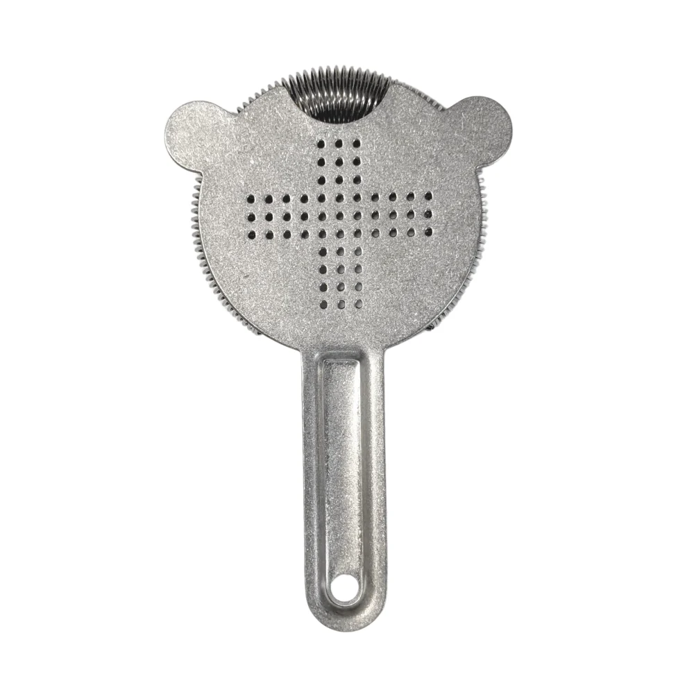 Antique Stainless Steel Cross Hawthorne Strainer