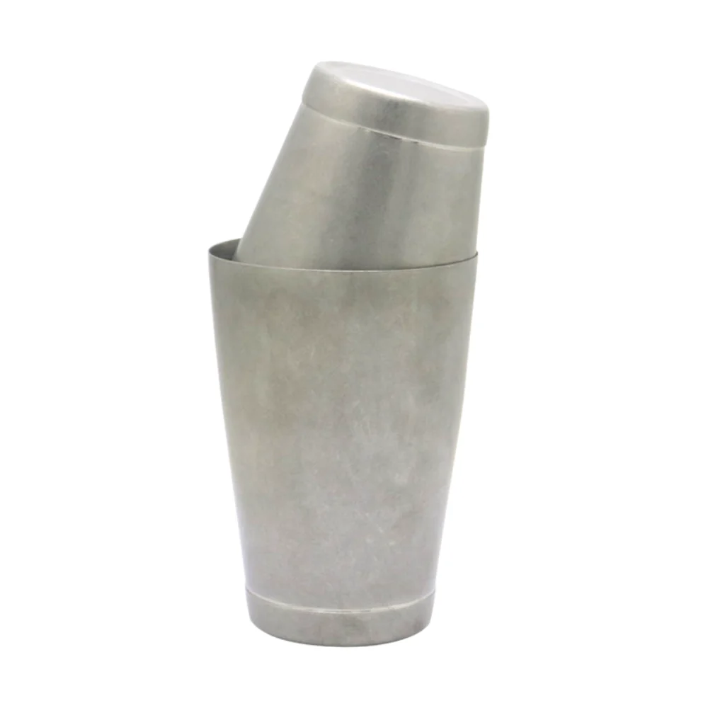 Antique Stainless Steel Mini Boston Shaker