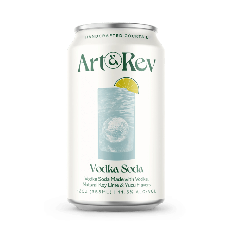 Art & Rev Vodka Soda Cocktail 4 Pack 12.oz