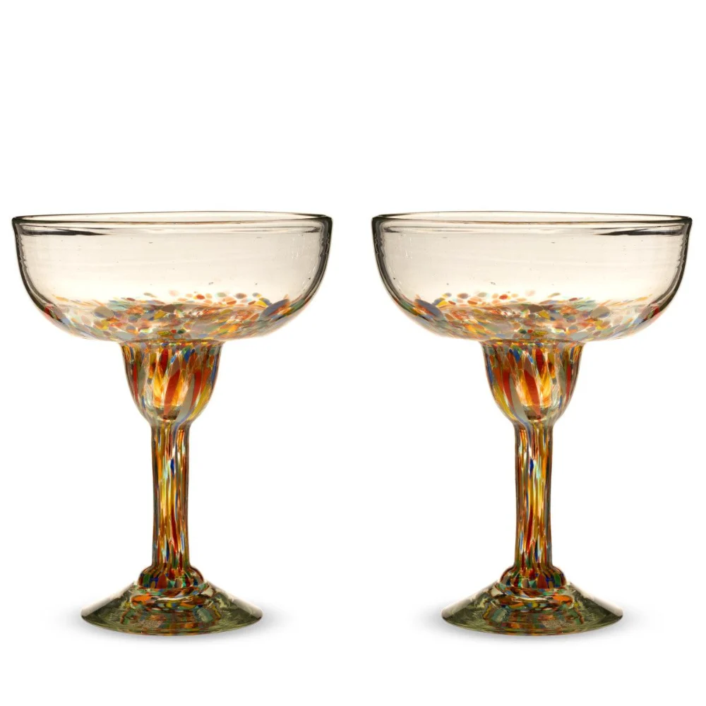 Artistico Recycled Margarita Glasses (set of 2)