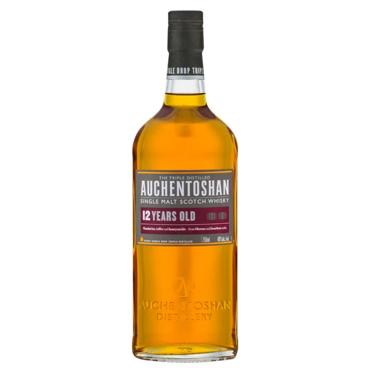 Auchentoshan 12 Year Single Malt Scotch Whiskey - 750ml